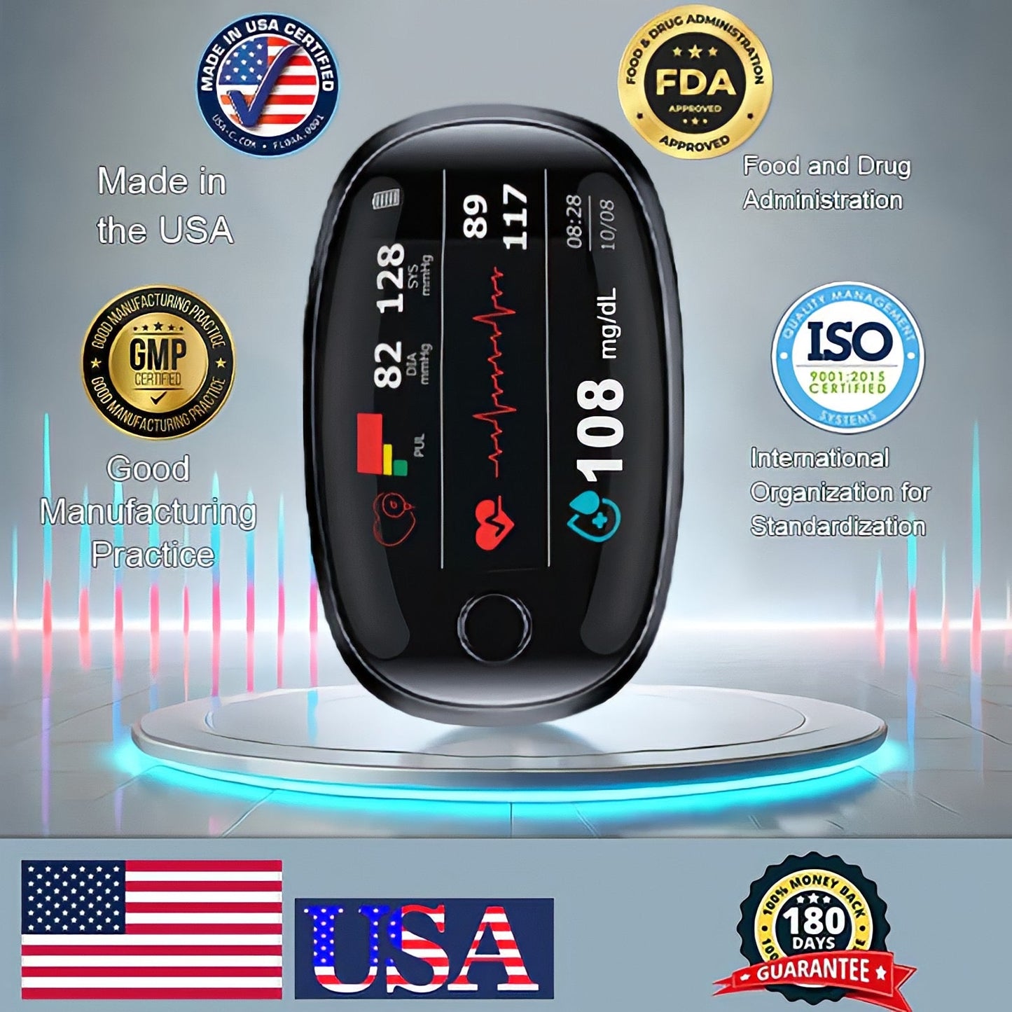 【AI Glucose Guardian】NESLEMY™ Non-Invasive Blood Glucose Meter—99.97% Accuracy