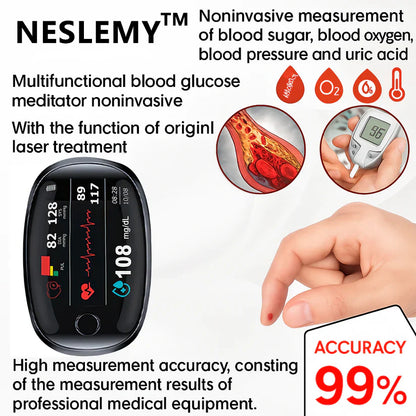【AI Glucose Guardian】NESLEMY™ Non-Invasive Blood Glucose Meter—99.97% Accuracy