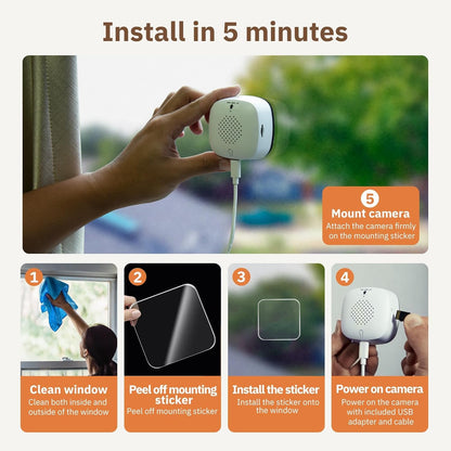 🔥 crystal-clear security camera 🎥 Color Night Vision 🌙 24/7 Recording & Smart Alerts 🚨 Easy Install! 🔒